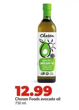 Hy-Vee Chosen Foods avocado oil offer