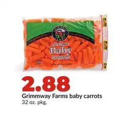 Hy-Vee Grimmway Farms baby carrots offer
