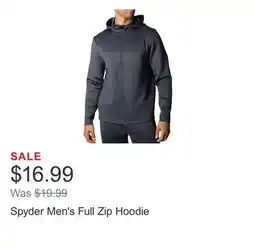 Costco Spyder Men's Full Zip Hoodie offer