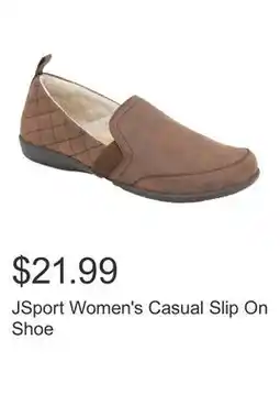 Costco JSport Women's Casual Slip On Shoe offer