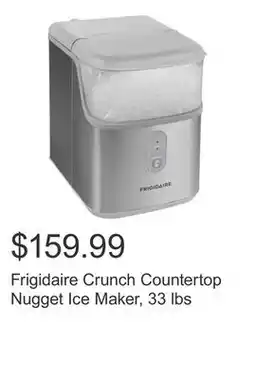Costco Frigidaire Crunch Countertop Nugget Ice Maker, 33 lbs offer