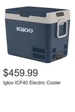 Costco Igloo ICF40 Electric Cooler offer
