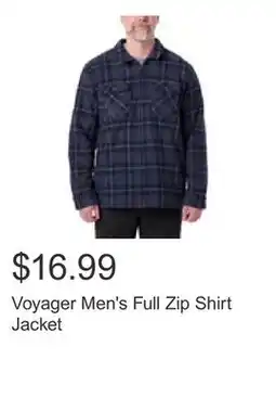 Costco Voyager Men's Full Zip Shirt Jacket offer