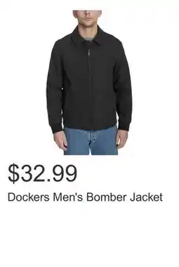 Costco Dockers Men's Bomber Jacket offer