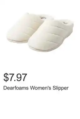 Costco Dearfoams Women's Slipper offer