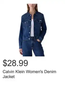Costco Calvin Klein Women's Denim Jacket offer