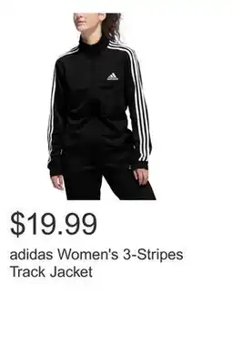 Costco adidas Women's 3-Stripes Track Jacket offer
