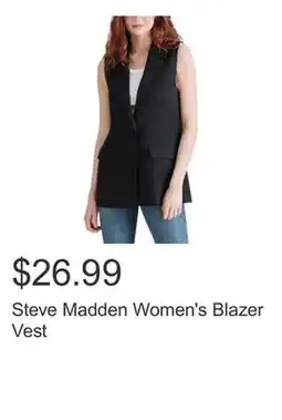 Costco Steve Madden Women's Blazer Vest offer