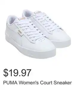 Costco PUMA Women's Court Sneaker offer