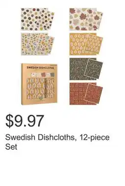 Costco Swedish Dishcloths, 12-piece Set offer