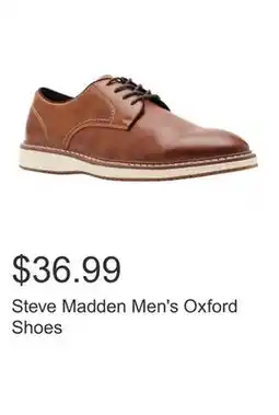 Costco Steve Madden Men's Oxford Shoes offer