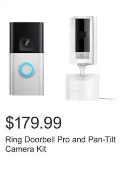 Costco Ring Doorbell Pro and Pan-Tilt Camera Kit offer