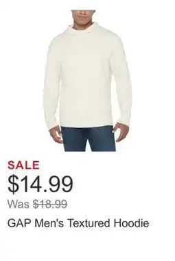 Costco GAP Men's Textured Hoodie offer