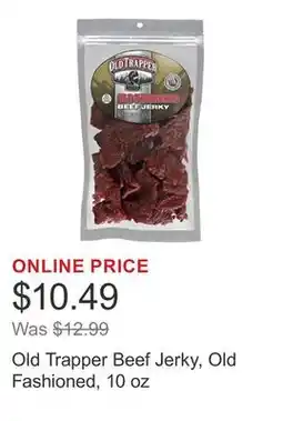 Costco Old Trapper Beef Jerky, Old Fashioned, 10 oz offer