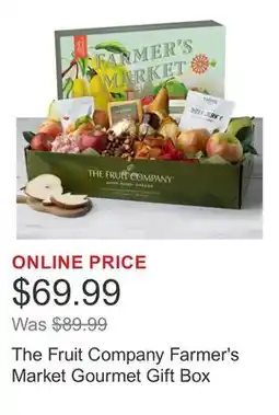 Costco The Fruit Company Farmer's Market Gourmet Gift Box offer