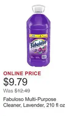 Costco Fabuloso Multi-Purpose Cleaner, Lavender, 210 fl oz offer