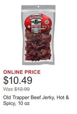 Costco Old Trapper Beef Jerky, Hot & Spicy, 10 oz offer