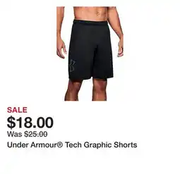 Belk Under Armour Tech Graphic Shorts offer