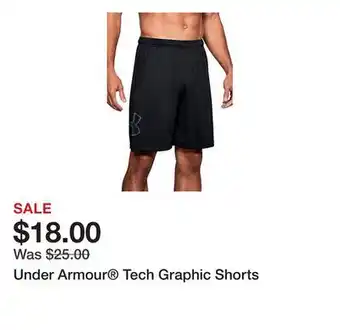 Belk Under Armour Tech Graphic Shorts offer