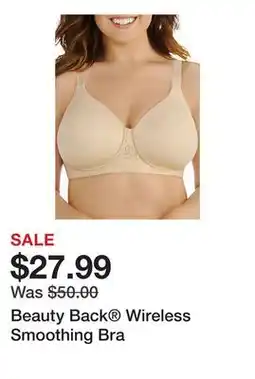 Belk Beauty Back Wireless Smoothing Bra offer