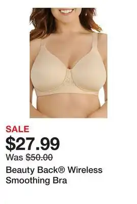 Belk Beauty Back Wireless Smoothing Bra offer