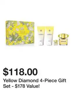 Belk Yellow Diamond 4-Piece Gift Set - $178 Value! offer