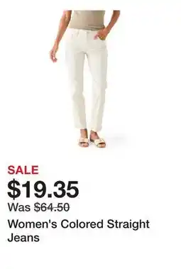 Belk Women's Colored Straight Jeans offer