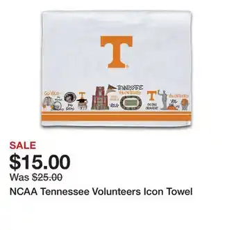 Belk NCAA Tennessee Volunteers Icon Towel offer