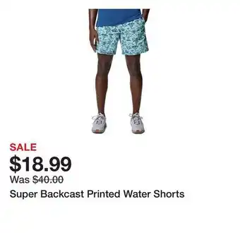 Belk Super Backcast Printed Water Shorts offer
