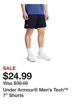 Belk Under Armour Men's Tech 7 Shorts offer