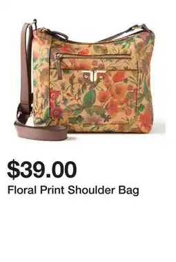 Belk Floral Print Shoulder Bag offer