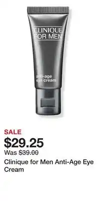 Ulta Beauty Clinique for Men Anti-Age Eye Cream offer