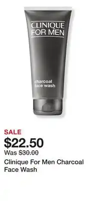 Ulta Beauty Clinique For Men Charcoal Face Wash offer