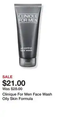 Ulta Beauty Clinique For Men Face Wash Oily Skin Formula offer