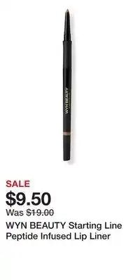 Ulta Beauty WYN BEAUTY Starting Line Peptide Infused Lip Liner offer