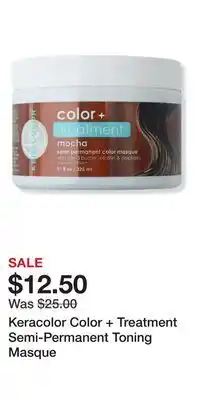 Ulta Beauty Keracolor Color + Treatment Semi-Permanent Toning Masque offer