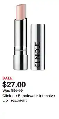 Ulta Beauty Clinique Repairwear Intensive Lip Treatment offer