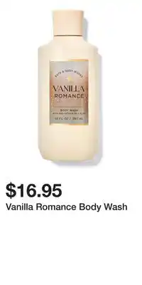 Bath & Body Works Vanilla Romance Body Wash offer