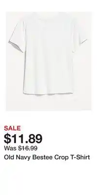 Old Navy Old Navy Bestee Crop T-Shirt offer