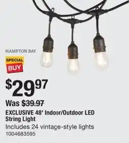 The Home Depot Indoor Outdoor LED String Light offer