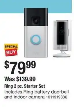 The Home Depot Ring starter set offer