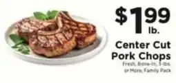 ShopRite Center cut pork chops offer