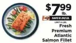 ShopRite Fresh premium atlantic salmon fillet offer