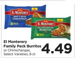 Food 4 Less El Monterey Family Pack Burritos offer