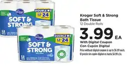 Food 4 Less Kroger Soft & Strong Bath Tissue offer