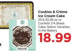 Food 4 Less Cookies & Crème Ice Cream Cake offer