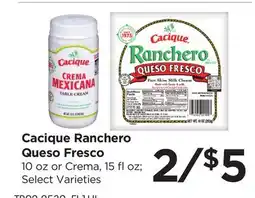 Food 4 Less Cacique Ranchero Queso Fresco offer