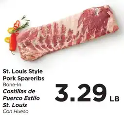 Food 4 Less St. Louis Style Pork Spareribs offer