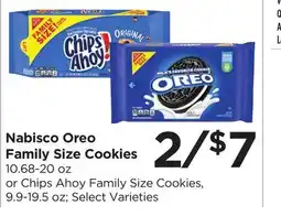 Food 4 Less Nabisco Oreo Family Size Cookies offer