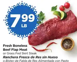 Food 4 Less Fresh Boneless Beef Flap Meat offer